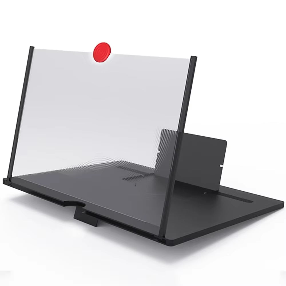 14Inch Mobile Phone Screen Magnifier Anti-Radiation HD Magnifying Projector Eye Protection Cell Phone Stand Screen Enlarger
